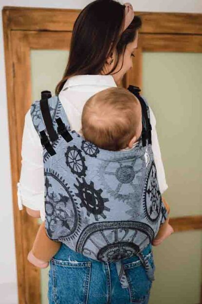 Steampunk Gears, Onbuhimo Grow nosidełko regulowane, [100% bawełna]