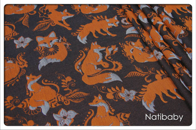 Ring Sling Natibaby Muster Foxes Narie Foxes-Narie-1.jpg