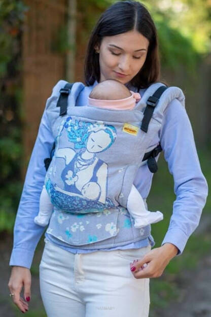 BABY Breastfeeding Sitting Mama, NATIGO carrier [100% Baumwolle]