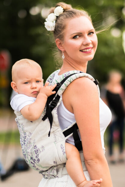 Lavender, NatiGrow Adjustable Carrier, [100% Baumwolle]