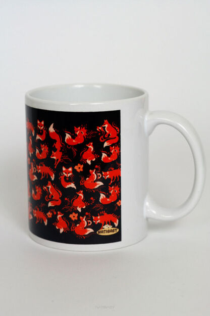 Becher NatiMug Foxes Brun