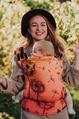 Dandelions Orange,  NatiGrow Adjustable Carrier [100% Baumwolle]