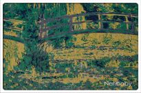 Tragetuch Natibaby Muster Water Lyly Pond With Japanese Bridge Water-Lyly-Pond-With-Japanese-Bridge-hemp-2.jpg