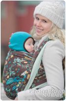 Tragetuch Natibaby Muster Pavone Brown 1418203635s4.jpg