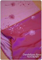 Ring Sling Natibaby Muster Dandelions Rosa 02.jpg