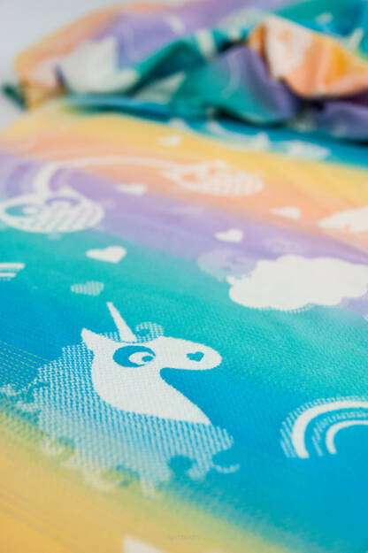 Unicorn Cotton Candy Crazy Rainbow,  [100% Baumwolle]