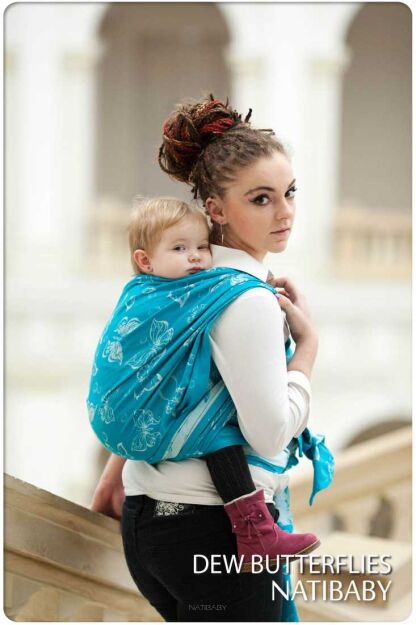 Ring Sling Natibaby Muster Dew Butterflies 04.jpg