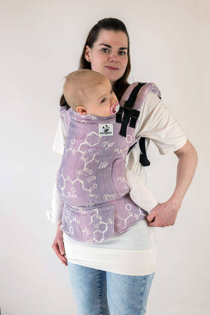 Oxytocin Lavender, NatiGrow Adjustable Carrier, [40% Leinen, 60% Baumwolle]