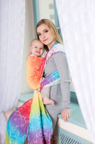 Oxytocin Rainbow Ii, CHUSTA WIĄZANA, [100% bawełna], ok.cen. chusta dla dziecka, chusty dla dzieci, chusta dla niemowląt, chusty dla niemowląt, chusta do noszenia dziecka, chusty do noszenia dzieci, bezpieczna chusta, bezpieczne chusty
