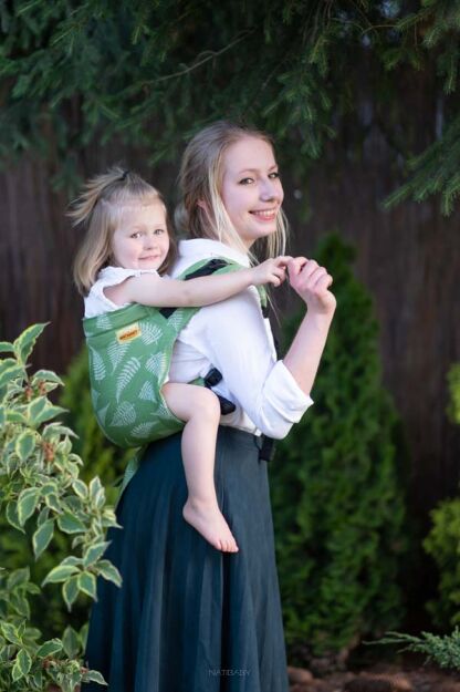 Ferns Green, ONBUHIMO CARRIER, [50% Baumwolle, 50% Leinen]