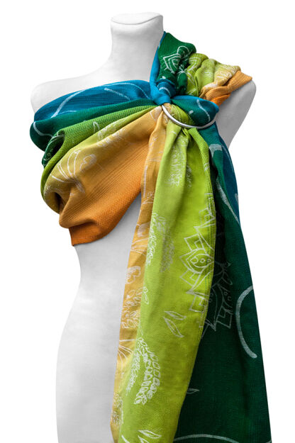 Sibillinya Green, Ring Sling [100% Baumwolle]