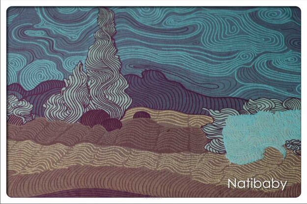 Tragetuch Natibaby Muster Cypresses Ametis Bright Cypresses-Ametis-Bright-1-.JPG