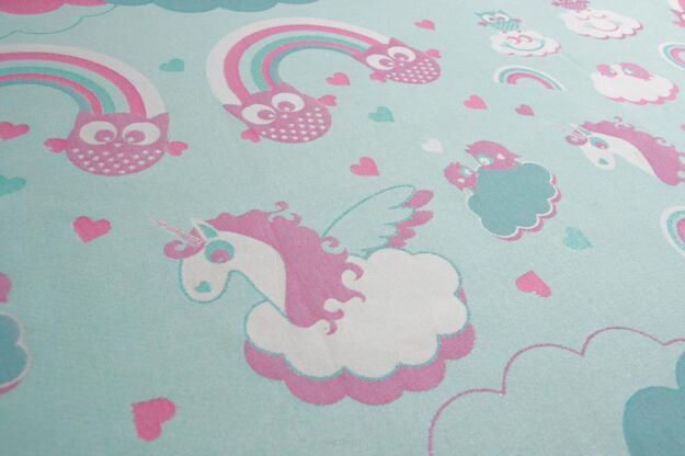 Unicorn Cotton Candy Glitter v3, CHUSTA WIĄZANA, [Baumwolle, Glitter]