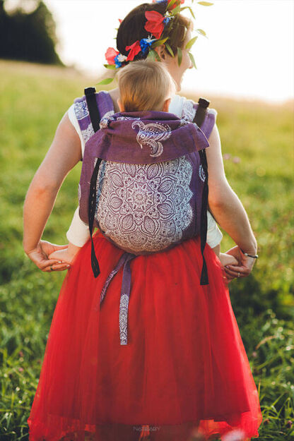 BABY Adornos Indios Purple, ONBUHIMO CARRIER, [100% Baumwolle]