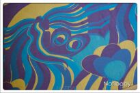 Tragetuch Natibaby Muster We Are One Turquoise We-Are-One-Turquoise-1-.JPG