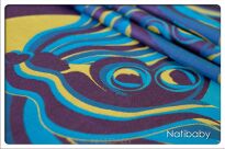 Tragetuch Natibaby Muster We Are One Turquoise We-Are-One-Turquoise-4-.JPG