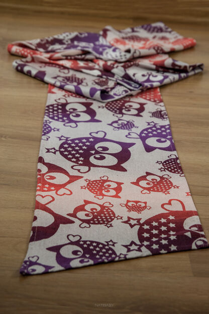 Tücher für Puppen Owls Purple