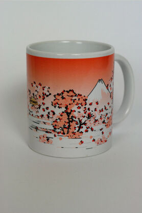 Becher NatiMug Mount Fuji Seen Though Cherry Blossom