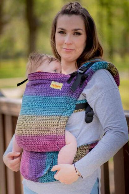 Rainbow Roam, NatiGrow Adjustable Carrier, [100% cotton]