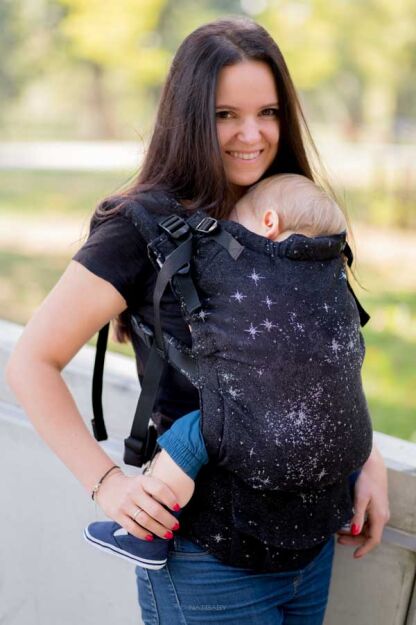 Galactica Mono, NatiGrow Adjustable Carrier, [51% Baumwolle, 27% Merinowolle 15% Leinen, 7% Polyester]