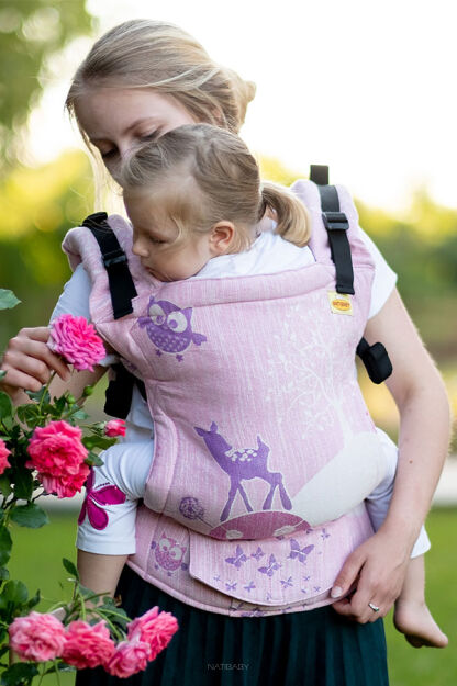 Happy Pink Glitter,  Full Buckle Carrier  