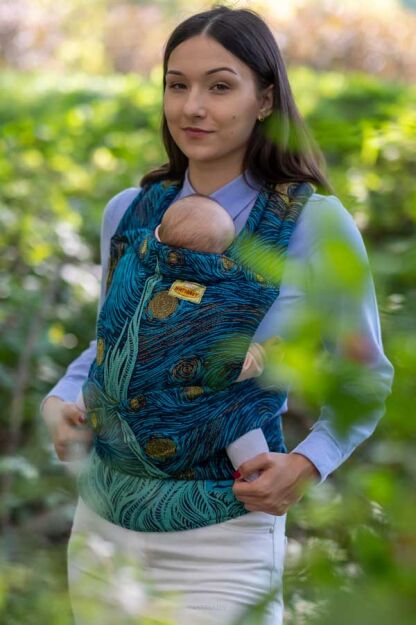 Starry Night Glitter, HALF BUCKLE CARRIER, [7% Polyester, 93% Baumwolle]