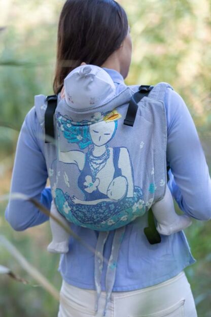 Breastfeeding Sitting Mama Pastel,  ONBUHIMO CARRIER, [93% Baumwolle, 7% Polyester]