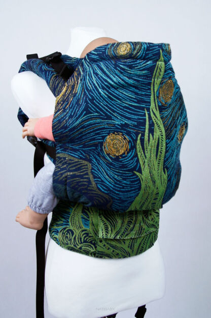 Starry Night Glitter, NATIGO CARRIER, [7% Polyester, 93% Baumwolle]