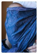 Ring Sling Natibaby Muster Quadroses Granat/ Wrzos QUADROSES_INDIGO_HEATHER2.jpg
