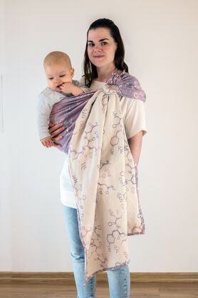 Oxytocin Lavender, Ring Sling  [40% Leinen, 60% Baumwolle]