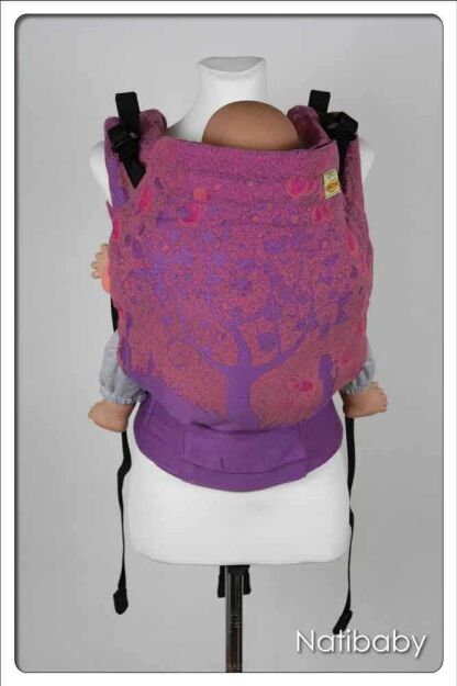 Natigo Ergonomische Tragehilfe Natibaby Muster Bubbles Amaranto Light Bubbles-Amaranto-Light-2.jpg