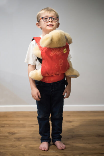 Doll Carrier Ethno Red Ivory