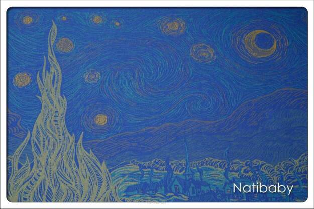 Tragetuch Natibaby Muster Starry Night Azul starry-night-azul-4.jpg