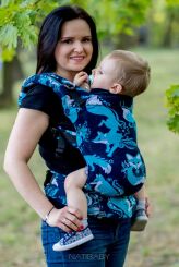 Foxes Blue, NATIGO carrier [100% Baumwolle]