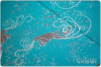 Tragetuch Natibaby Muster Bird Of Art Turquoise 03.jpg