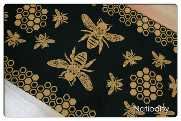 Ring Sling Natibaby Muster Honey Bee Good Honey-Bee-Good-Natibaby-2.jpg
