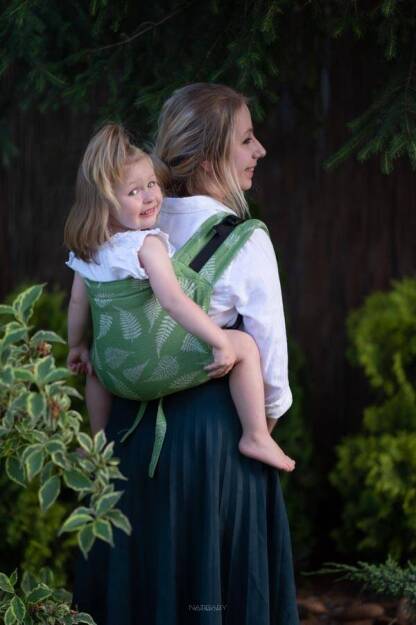 BABY Ferns Green, ONBUHIMO CARRIER, [100% Baumwolle]