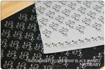 Reststücke Natibaby Muster INDIVISIBILITY CLOAK WRAP BLACK & WHITE 180cm welna3.jpg