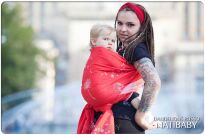Ring Sling Natibaby Muster Dandelions Rosso S1.jpg