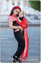 Ring Sling Natibaby Muster Dandelions Rosso S3.jpg