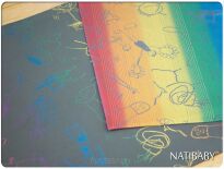 Tragetuch Natibaby Muster Tadpole Figure Grey Rainbow Wrap 03.jpg