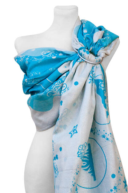 Winter Dreams Blue, Ring Sling [90% Baumwolle, 10% Polyester]