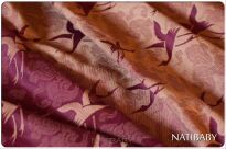 Ring Sling Natibaby Muster Crane Maroon 02.jpg