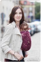 Ring Sling Natibaby Muster Crane Maroon SES4.jpg