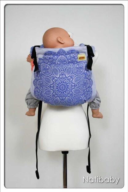 Onbuhimo Ergonomische Tragehilfe Natibaby Muster Adornos Indios Blue ONBU-adornos-indios-blue-2.jpg