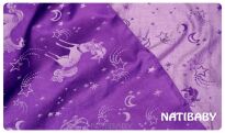 Ring Sling Natibaby Muster Unicorns UNICORNS-ROZ-FIO.jpg
