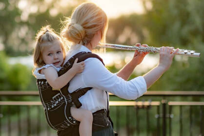 Passion combined with babywearing